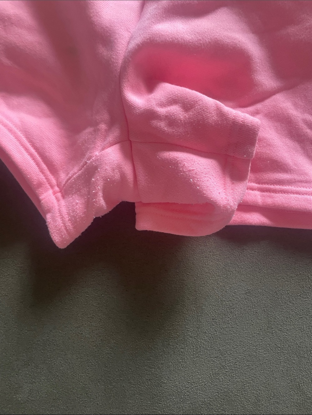 ALO Yoga Pink Cozy Drawstring Athletic Shorts - Picture 4 of 5